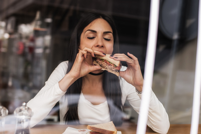 Woman Eating